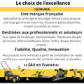 Nemura Coffret cles et douilles de 172 pcs - coffret cliquet 1/4",1/8" et 1/2" - Réversible avec Verrouillage - Chrome Vanadium - Coffret Robuste - Qualité professionnelle - Marque Française : Bricolage