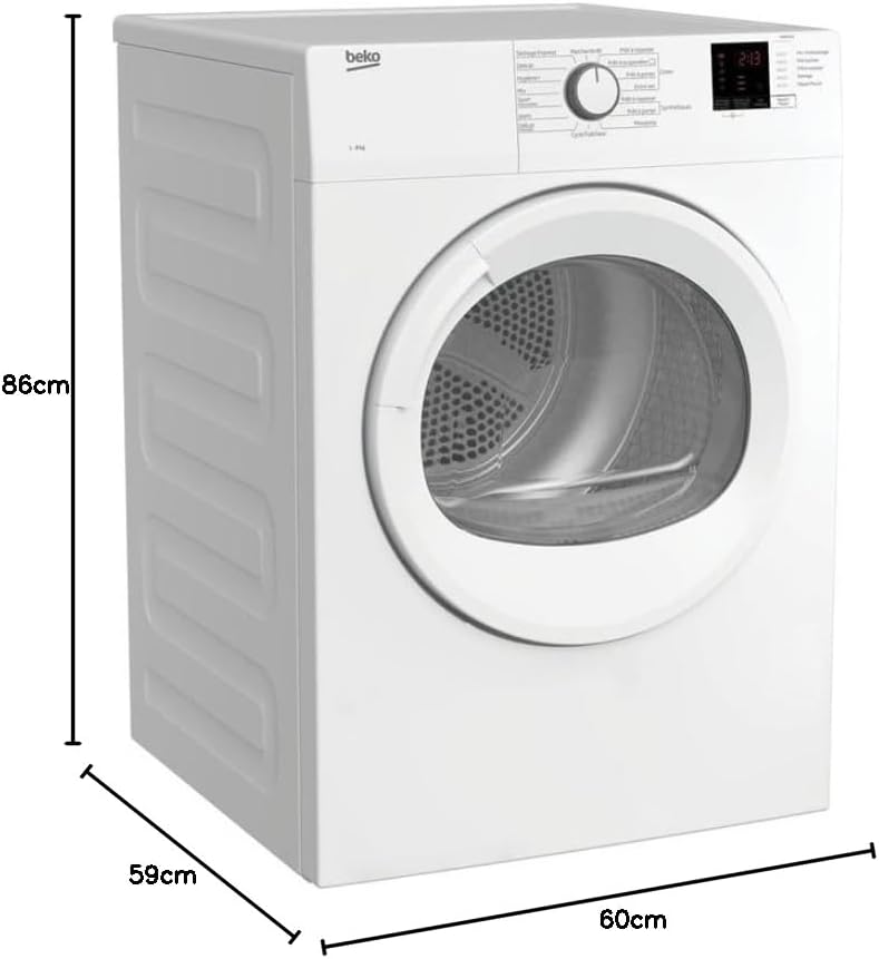 Beko DA8013PA Sèche-linge 8kg à évacuation