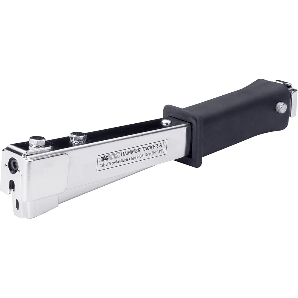 Tacwise 1185 A11 Marteau Agrafeur avec 75.000 Agrafes 140/10mm, Utilise les Agrafes de Type 140/6 - 10mm : Bricolage
