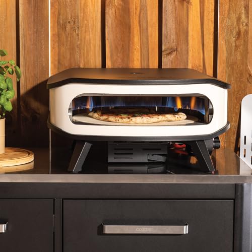 Cozze Four à pizza à gaz avec pierre rotative Ø42.5cm