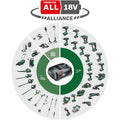 Bosch Home and Garden - Aspirateur d’eau et poussière sans fil Bosch - AdvancedVac 18V-8 (sans batterie, système 18V, set d’accessoires inclus, livré dans un emballage en carton) : Cuisine et Maison