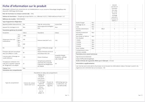 CHiQ Réfrigérateur congélateur combiné 356L, inox