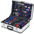 WORKPRO Caisse à Outils Complete Professionnelle avec Mallette en Aluminium, Boite à Outils Complete pour Réparation Dommestique ou de Travail 119 Pièces : Bricolage