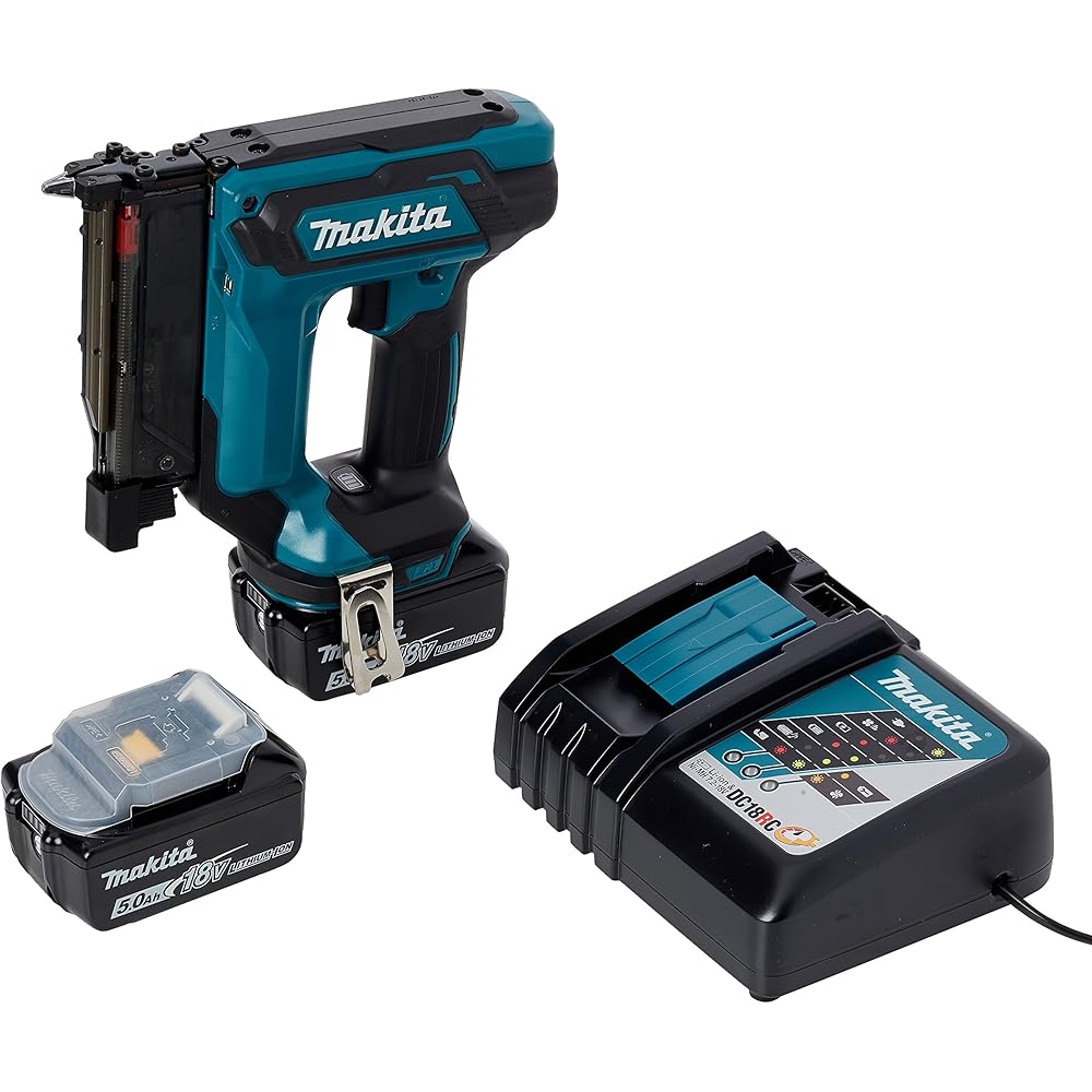 Makita Cloueur de finition 18V LXT 35mm avec 2 batteries