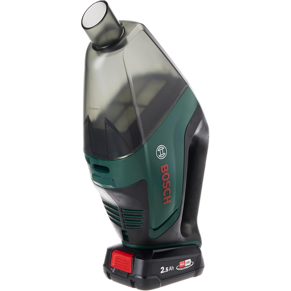 Bosch UniversalVac 18 Aspirateur sans fil 18 V avec batterie 2,5 Ah et chargeur