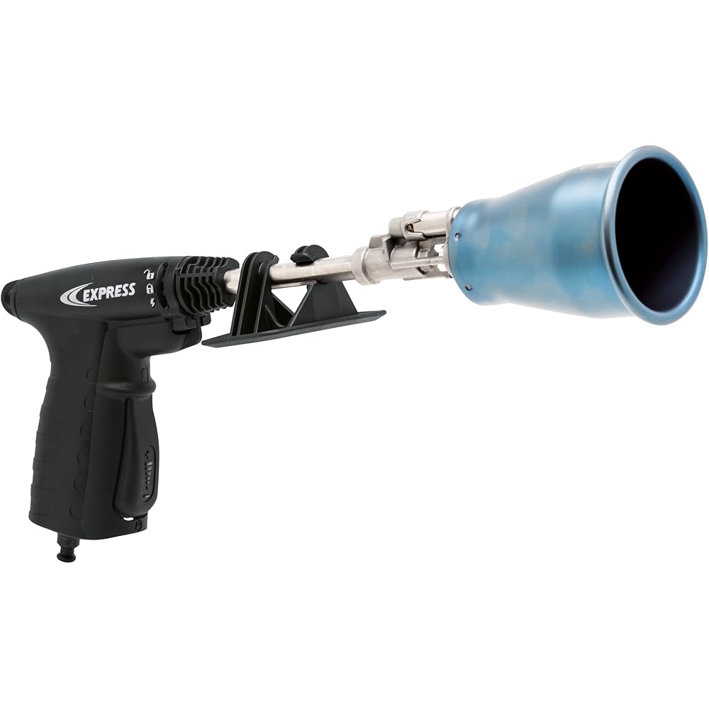 Express, 75100, Chalumeau Piezo Étancheur Titane R, composé d'une Lance de 150 kW réf. 150R L 200mm et d'une Poignée Sécurité avec Gâchette Piezo et Raccord Rapide, Livré en Valisette : Bricolage