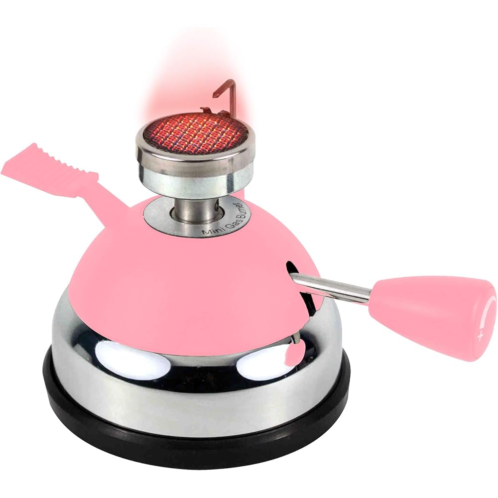 BLUEFIRE Mini brûleur au butane pour siphons de table avec support de four et support de montage en céramique, tête de chalumeau, portable, cuisinière à café, cafetière, soupière, fondue : Cuisine et Maison