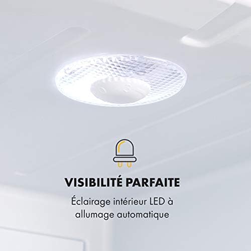 Klarstein Mini frigo de chambre 30L silencieux, réglable 5-15°C
