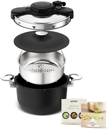 SEB Autocuiseur Clipso 6L inox