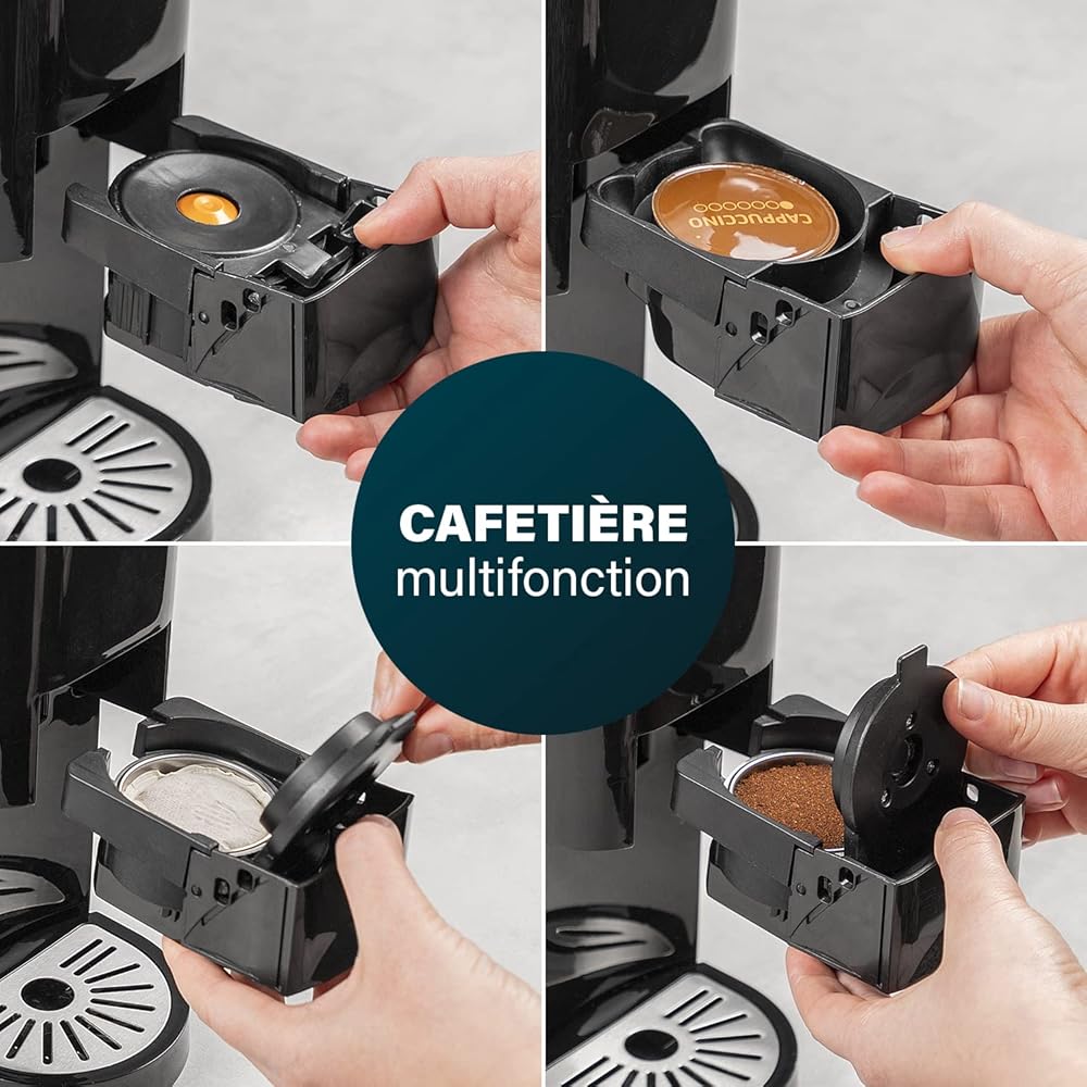 Princess Machine à Café Multi-capsules 4 en 1 1450W