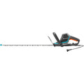 Taille-haies électrique PowerCut 700/65 de Gardena : taille-haies avec moteur de 700 W, 65 cm de longueur de lame, écartement des dents de 27 mm, poignée ergonomique et butée de protection (9835-20) : Jardin