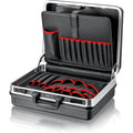 KNIPEX Mallette à outils « Basic » vide, 41 compartiments d'insertion, 27 litres, 465x200x410 mm, boîte à outils vide, mallette à outils, 00 21 05 LE : Bricolage