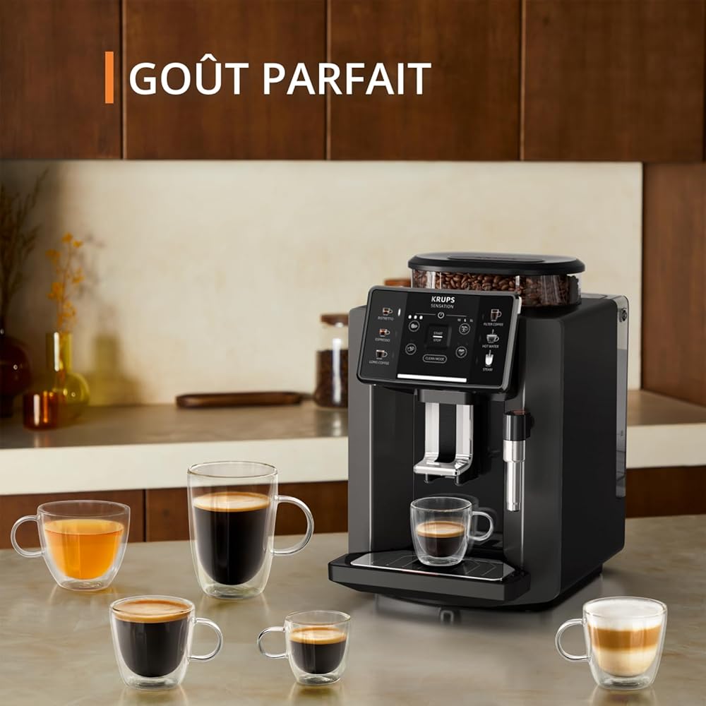 Krups Sensation C50 Expresso broyeur 5 boissons