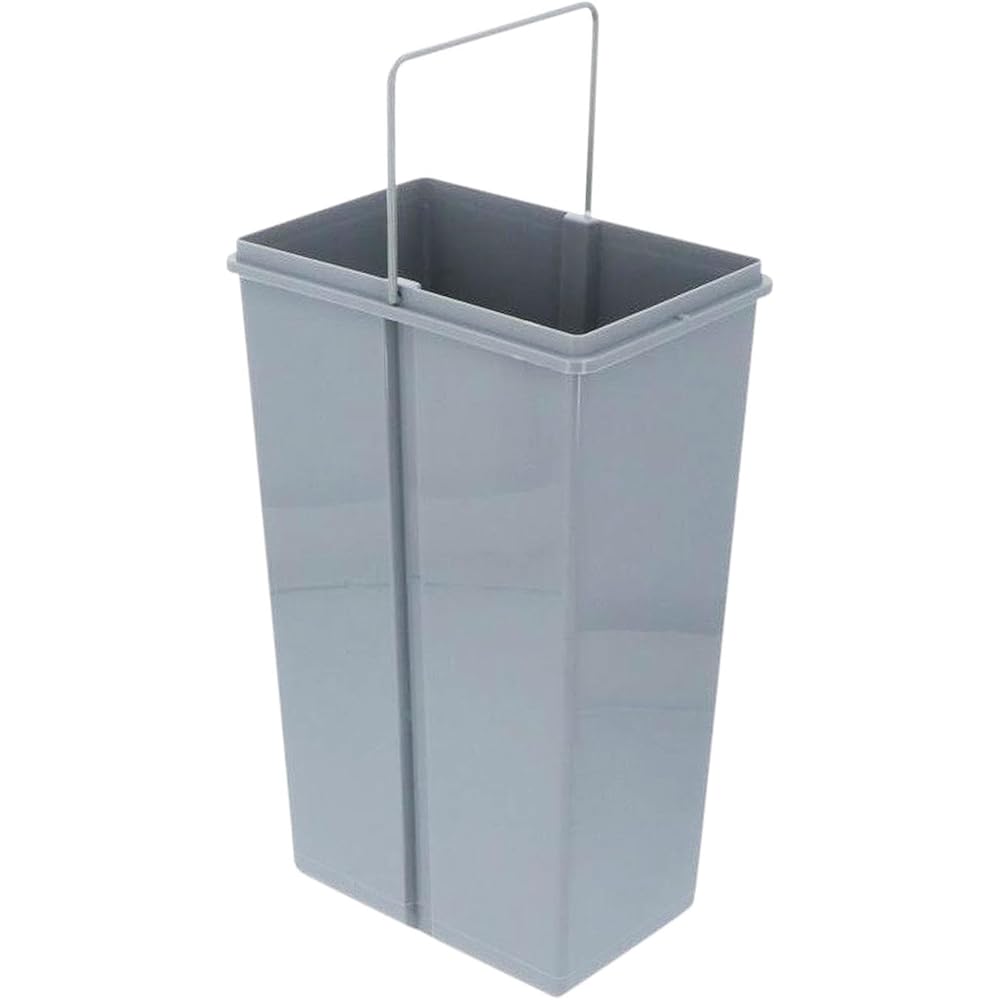 Poubelle de recyclage pour meuble de cuisine, poubelle sous évier 20 L, fixation inférieure et retrait manuel, poubelle amovible, avec couvercle : Cuisine et Maison