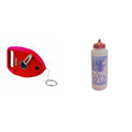 Metrica 60097 Traceur géant en Abs+ Cordeau & 60128 Flacon poudre 1 kg Rouge : Bricolage
