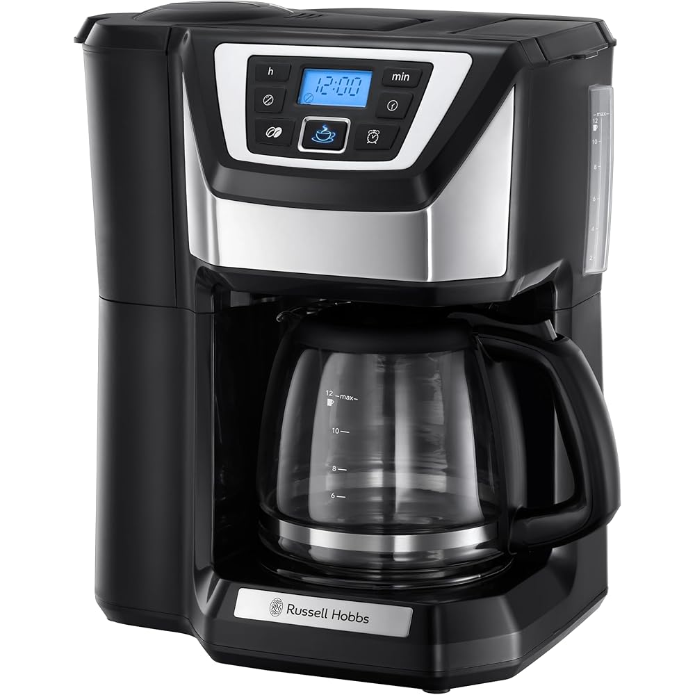 Russell Hobbs Cafetière à grain Chester programmable