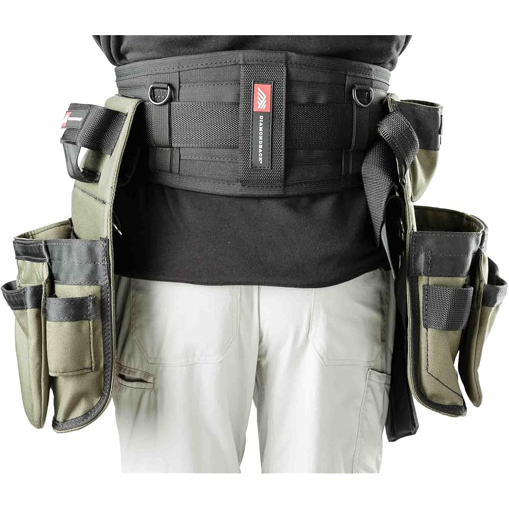 The Diamondback Ceinture à outils rembourrée de 15,2 cm pour homme et femme – Ceinture à outils idéale pour charpentier, charpentier, ferronnier, ceinture de travail rembourrée polyvalente pour : Mode