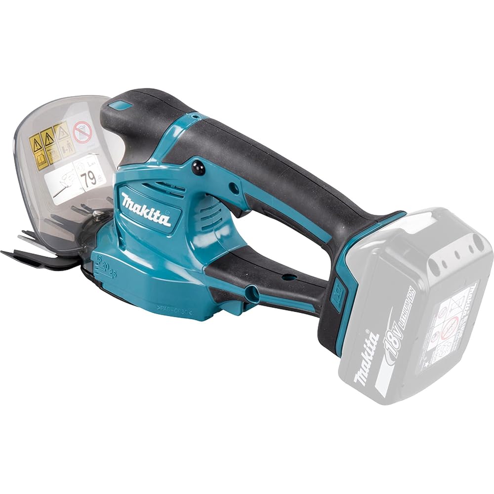 Makita DUM111ZX LXT 18 V Cisaille à Gazon et Cisaille à Arbuste à Batterie Noir : Jardin