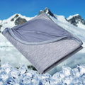 HOMFINE Couverture Rafraichissante d'Été Adulte - Fibre de Refroidissement Japonaise Q-Max>0.45,Double Face Couverture Rafraîchissante pour Lit Canapé Voyage,230x270 : Cuisine et Maison