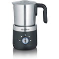 SEVERIN Emulsionneur de lait 550 W, Mousseur de lait 300 ml en inox, Mousseur à lait électrique, 5 programmes et fonction chaud/froid, inox/noir, SM 3588 : Cuisine et Maison