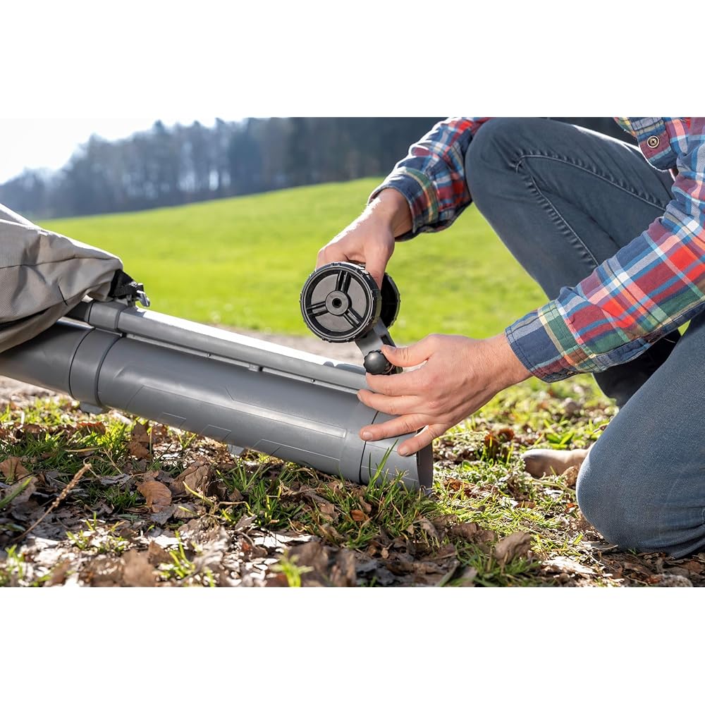 IKRA aspirateur souffleur de Feuilles à Batterie 3en1 IALS 2-20 INCL. 2X Batterie & Double Chargeur Rapide : Jardin