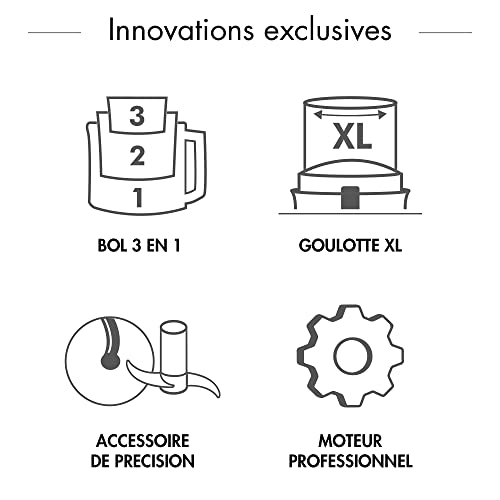 Magimix 4200XL Robot culinaire compact fabriqué en France