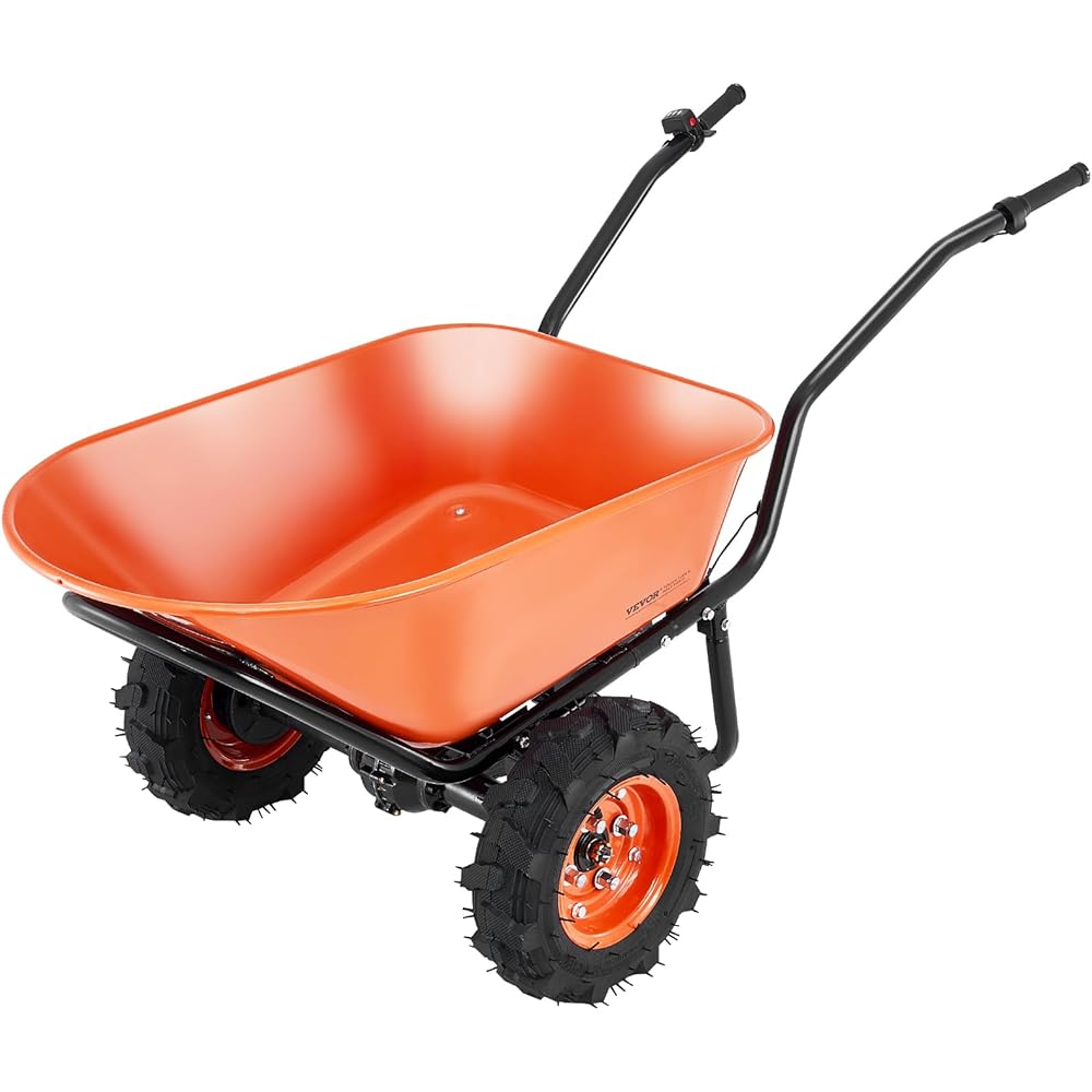 VEVOR Brouette électrique motorisée 500W 2 roues
