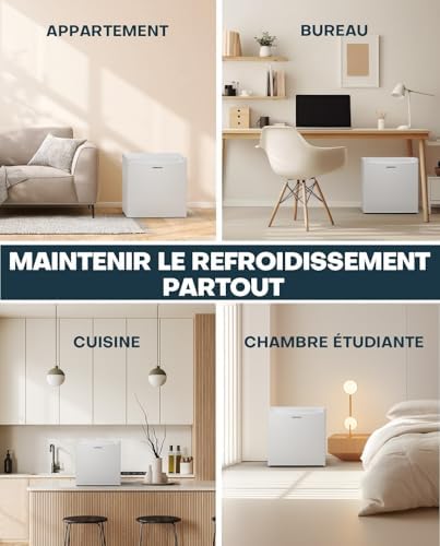 Upstreman 46L Mini frigo avec congélateur