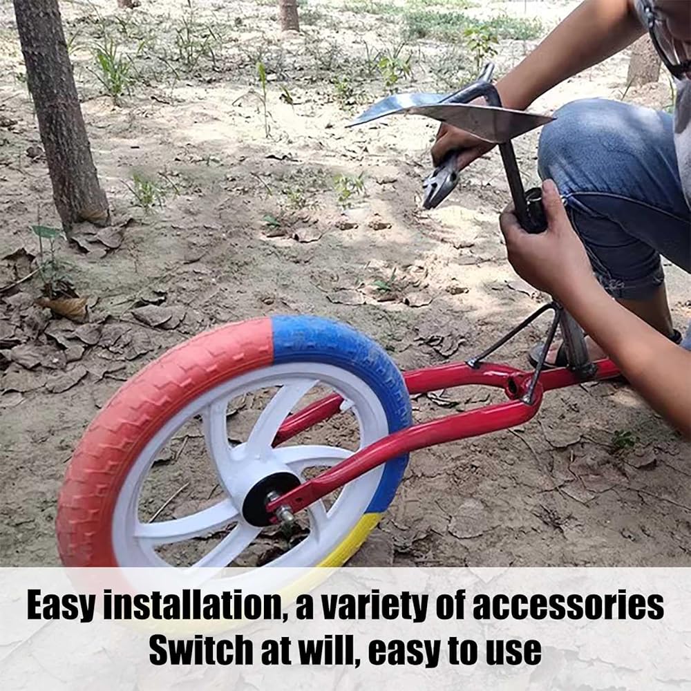 Réglable à la main pour trancher, desserrer et rouler - Outil multi-accessoires portable pour jardinage sans pliure : Jardin