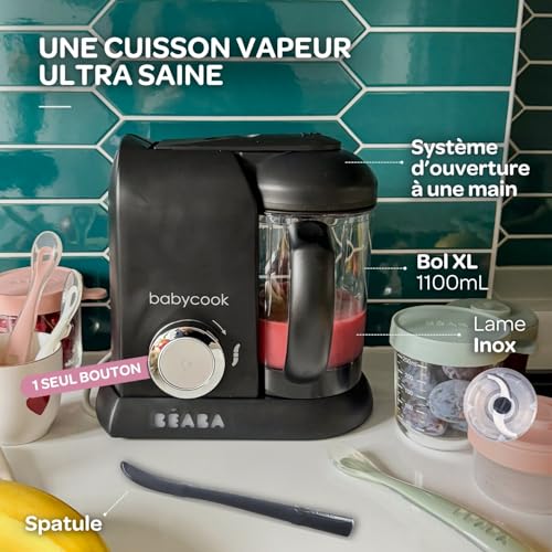 BÉABA Babycook Solo Robot bébé 4-en-1 noir