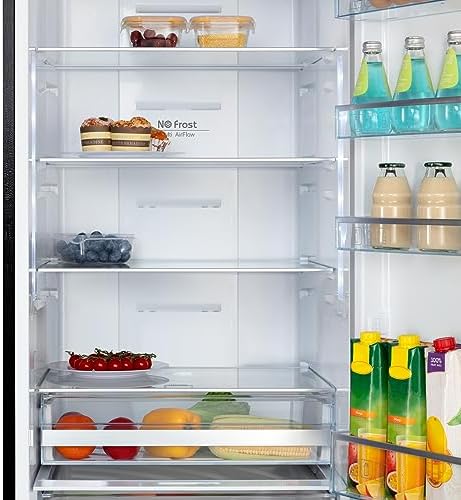 CHiQ Réfrigérateur congélateur combiné 356L, inox