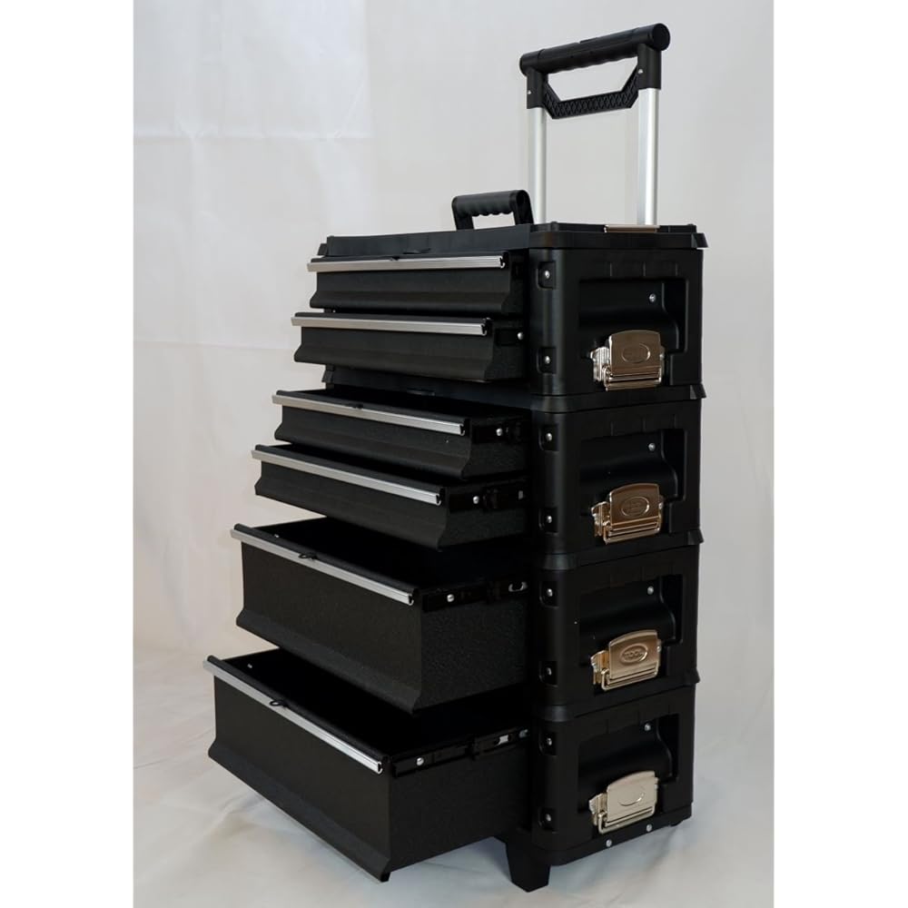 ASS Métal Outil Trolley XXL type B4-B avec serrure à tiroir et verrouillage : Commerce, Industrie et Science
