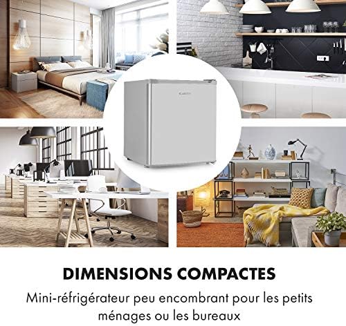Klarstein Mini frigo de chambre 30L silencieux, réglable 5-15°C