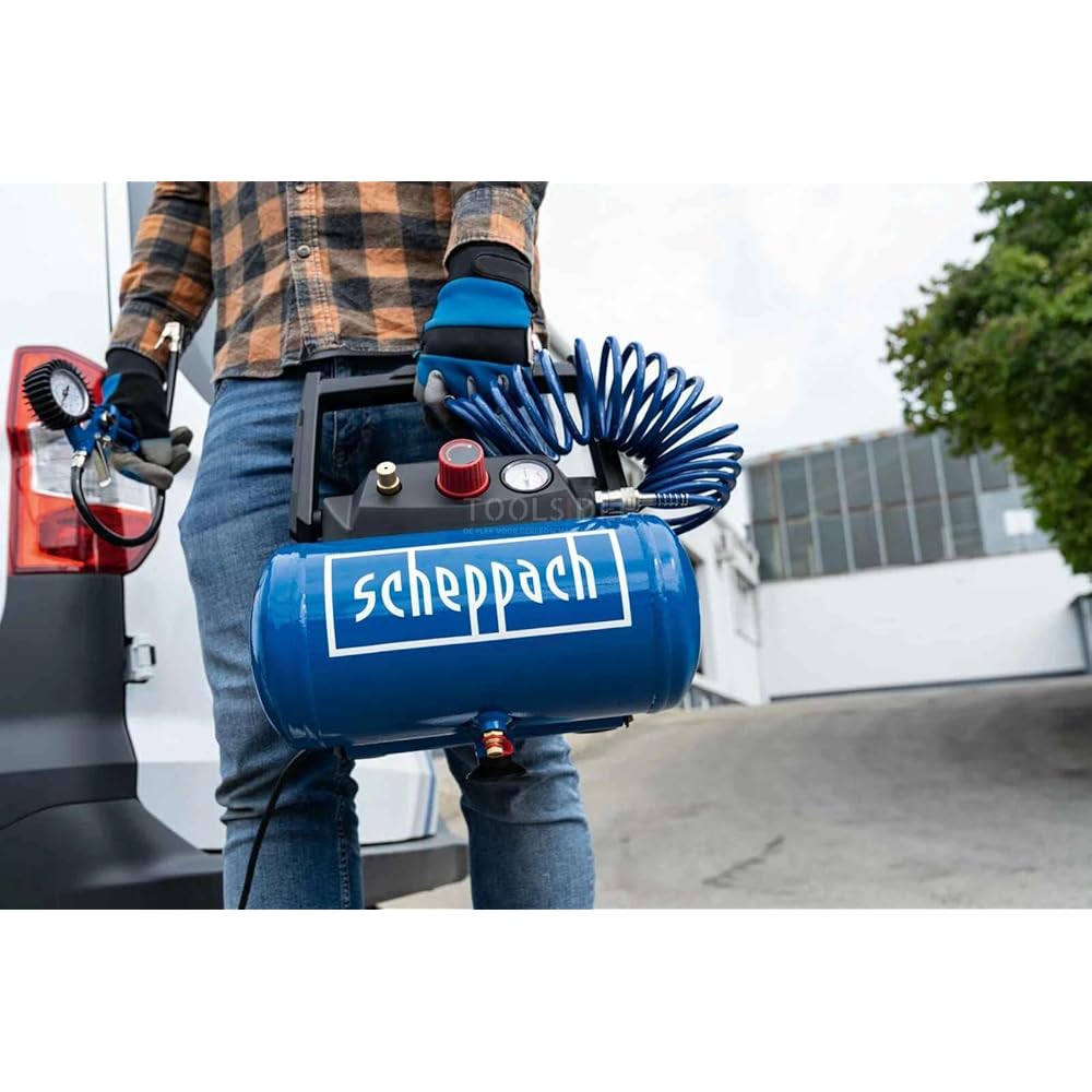 Scheppach Compresseur pneumatique 6L 8 bar