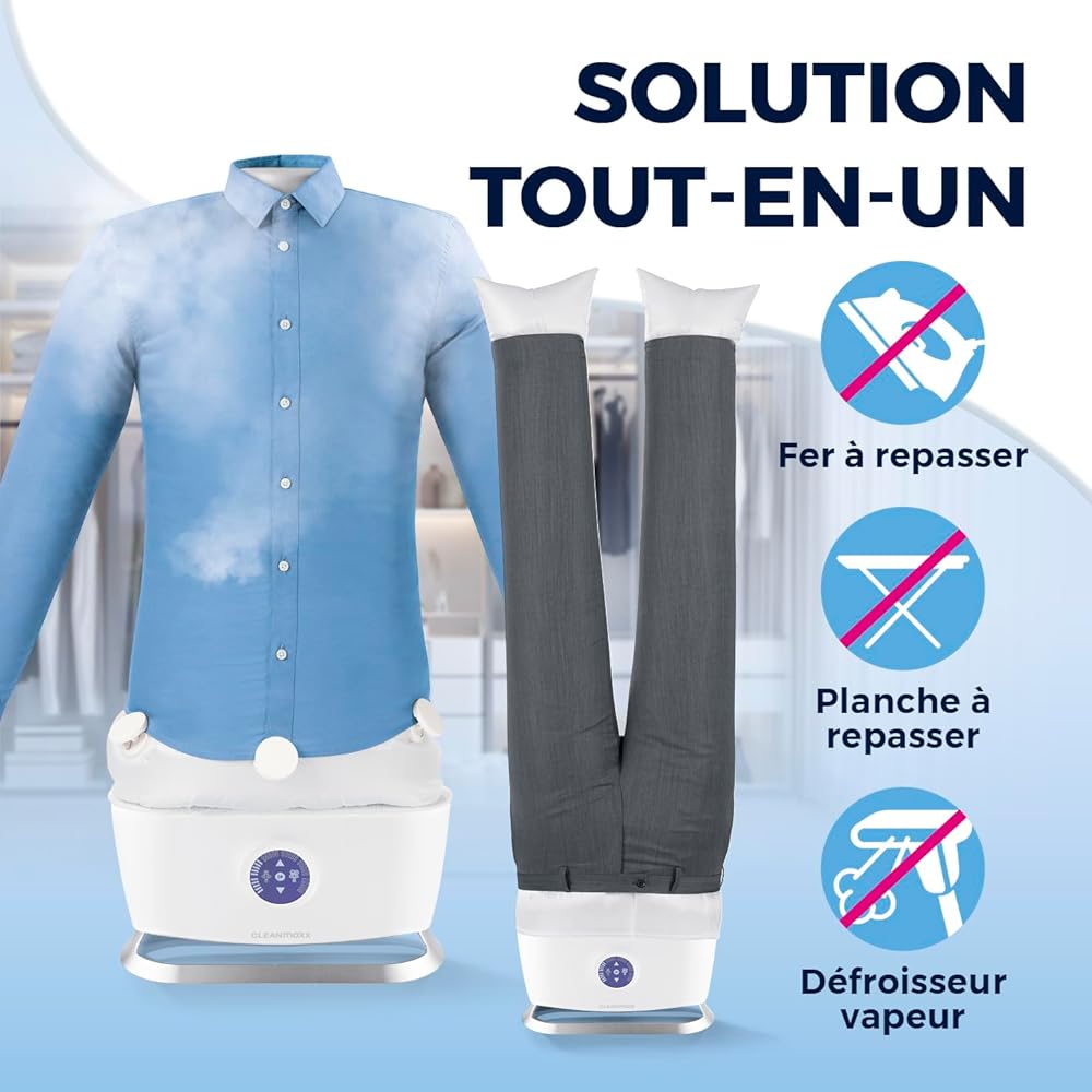 CLEANmaxx Repasseur Automatique de Chemises Pro Steam