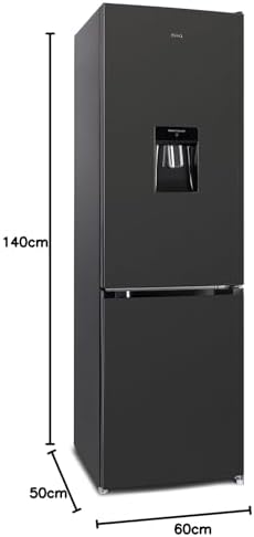 CHiQ Réfrigérateur congélateur combiné 356L, inox