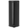 Brabantia - Poubelle 30l Newicon - Poubelle à Pédale avec Seau en Plastique - Grande Poubelle Base Antidérapante - Poubelle de Cuisine Hygiénique et Anti Odeurs - Poubelle Noir Mat : Brabantia: Cuisine et Maison