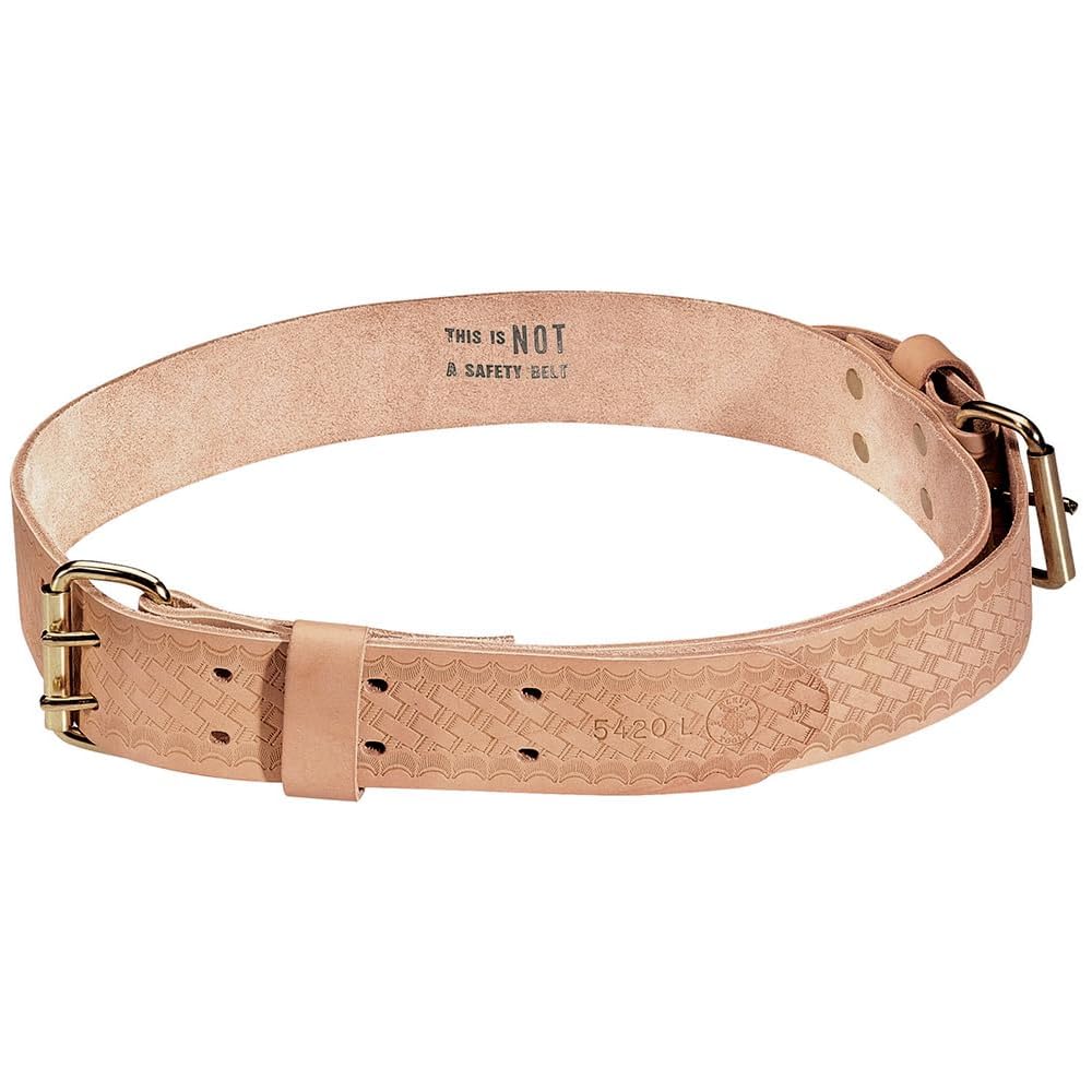 Klein Tools 5420L Ceinture en cuir robuste, 5420L : Bricolage