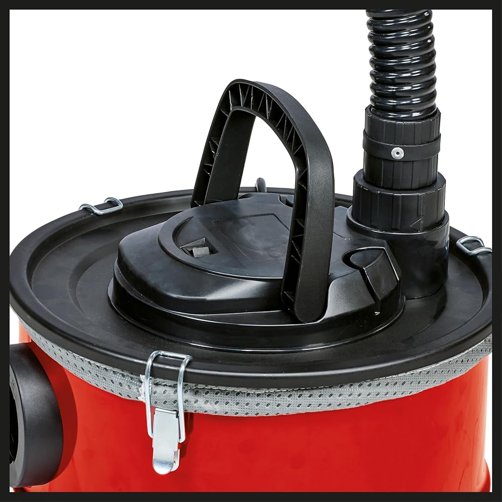Einhell Aspirateur à cendres TC-AV 1718 D (1200 W, performance d’aspiration de 170 mbar, cuve en fer-blanc 18 L) : Bricolage
