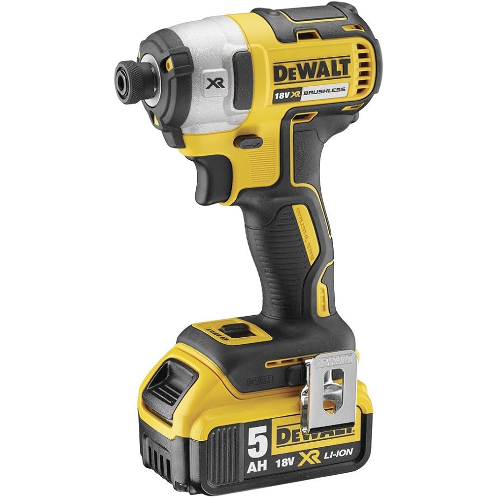 DEWALT DCF887P2-QW Visseuse à chocs Brushless XR 18 V avec 2 batteries 5 Ah chargeur et coffret TSTAK