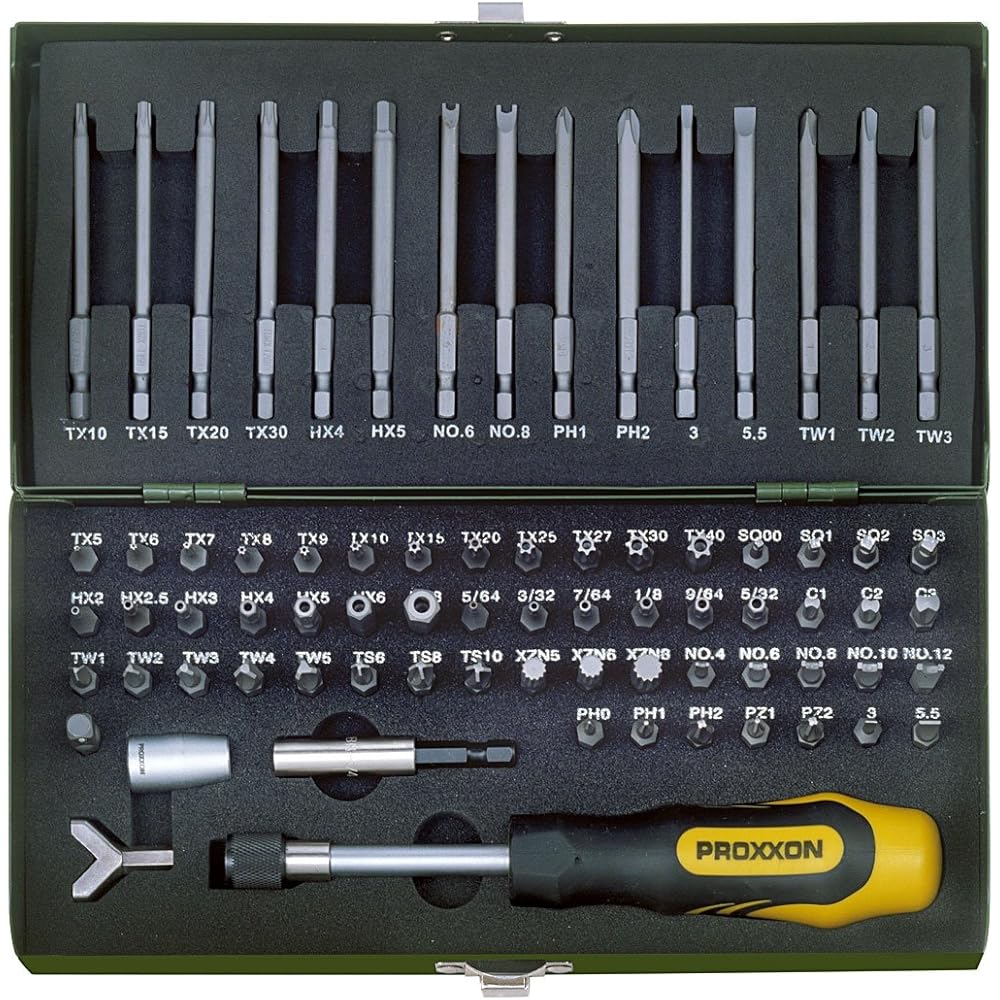 PROXXON 2223107 - Estuche especial 75 puntas : Bricolage