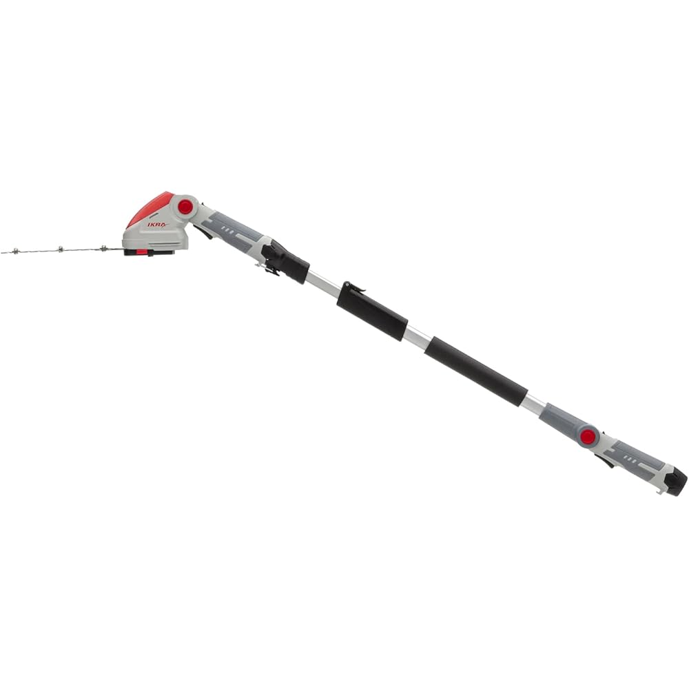 IKRA cisaille à Gazon & Taille-buissons télescopique sans Fil IGBS 1210 F avec Batterie & Chargeur, Lames « Made in Germany » : Jardin