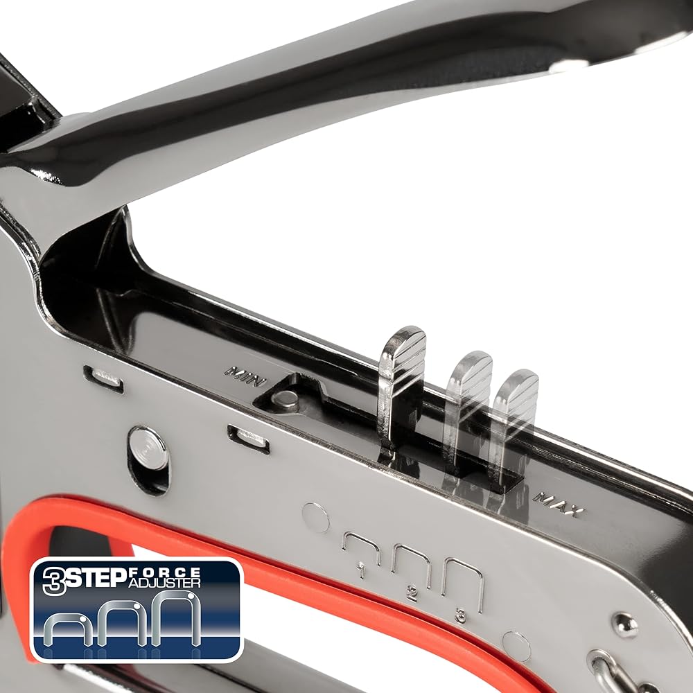 Rapid - Agrafeuse PRO R353 pour Agrafes N°53, Agrafeuse pour Tissus avec 3 Puissances au Choix, Gâchette Facile à Actionner & Poignée Ergonomique, Fabriqué en Suède (10640125) : Bricolage