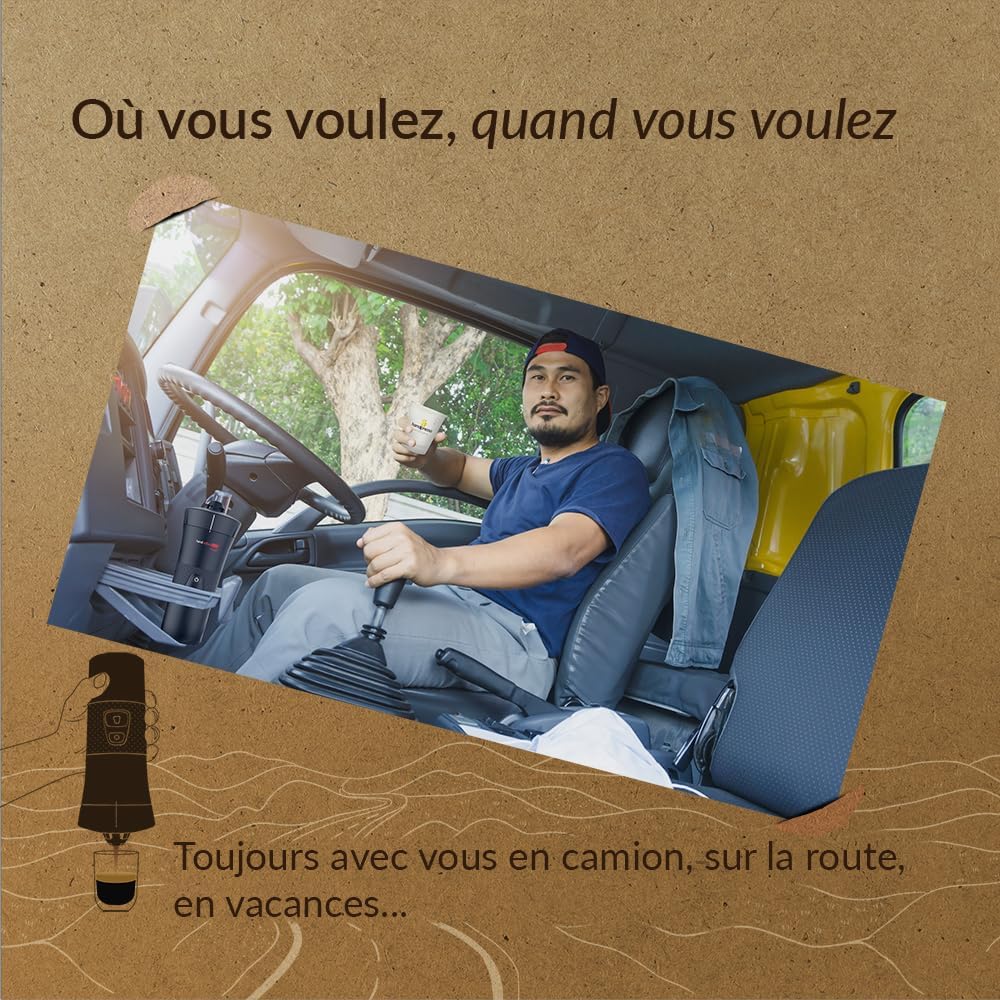 Handpresso Handcoffee Truck Cafetière 24V pour Camion