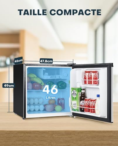 Upstreman 46L Mini frigo avec congélateur