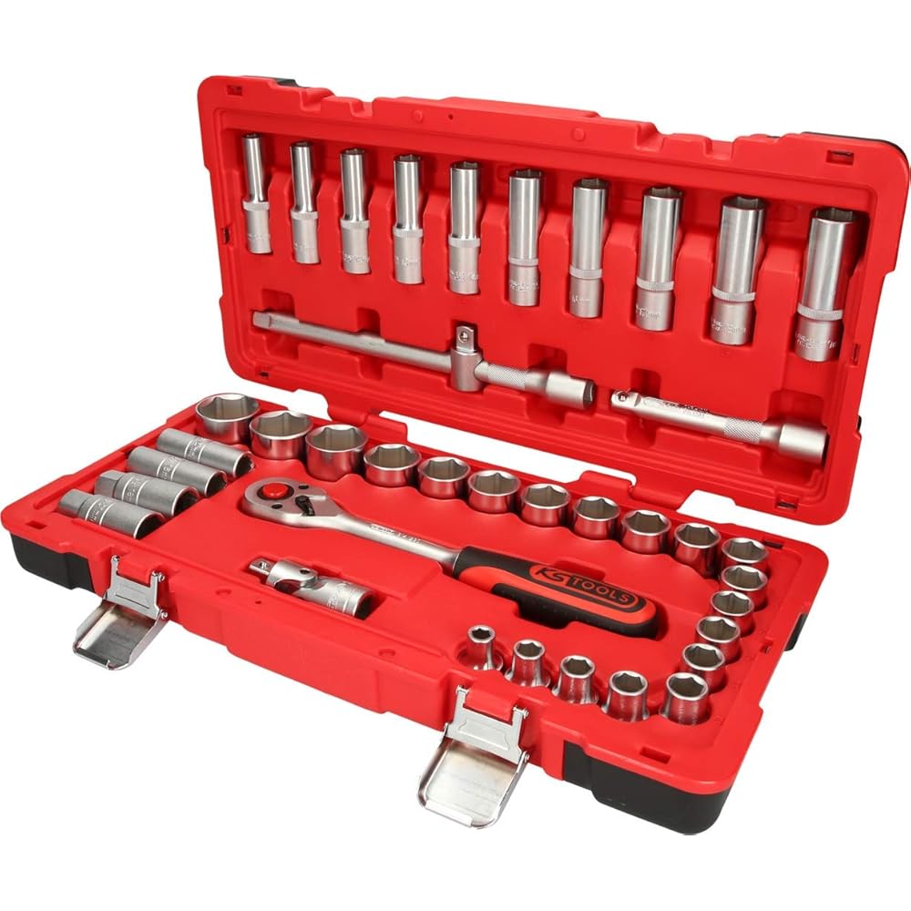 KS Tools 951.0639 Jeu de douilles 1/2" 39 pièces : Bricolage