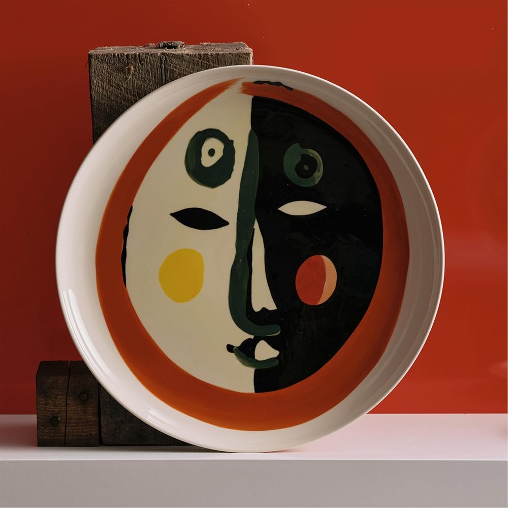 Assiette à Petit-Déjeuner Serax | Vaisselle Feast par Ottolenghi | 4 Assiettes à Dessert | Service de Table en Grès aux Couleurs Assorties | Vaisselle pour Dîner à la Maison, Fête, Noël : Cuisine et Maison