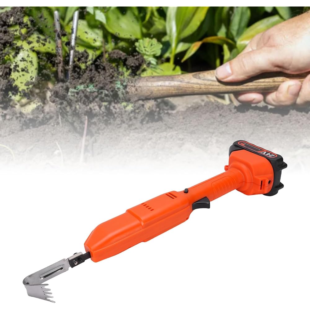 Béloséneurs Hoe 2500 TR/Min Cultivateur de Jardin à Main Le Manganèse des Lames en Acier Digger Sol adapté au Jardin Pelou (Prise UE) : Jardin