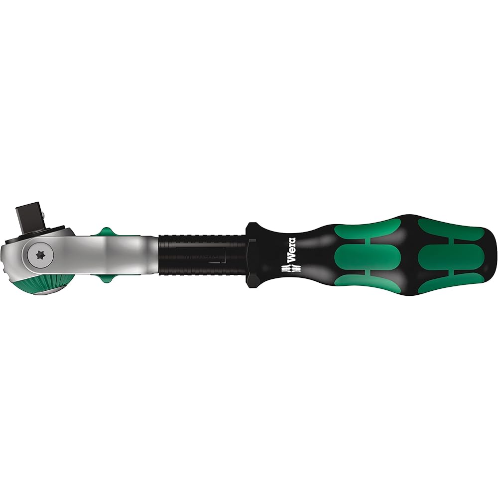 Wera 05150111001 Insert en mousse 9721, jeu de cliquet 8000 B Zyklop 3/8" 1, 23 pièces Noir-vert : Bricolage