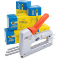 Tacwise 1787 Z-CT Duo Agrafeuse pour Câbles en Métal avec 25.000 Agrafes Blanches, Utilise les agrafes CT-45 et CT-60 : Bricolage